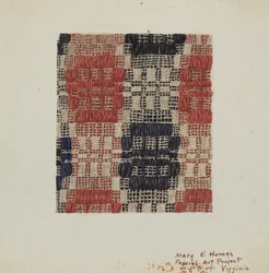 Coverlet, ca. 1938.