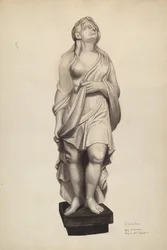 Galatea galionsfigur, ca. 1940.