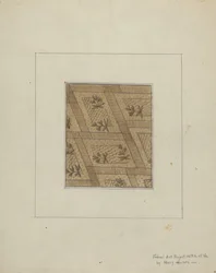 Materiale fra Kjole, ca. 1937.