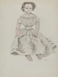 voksdukke, ca. 1936.