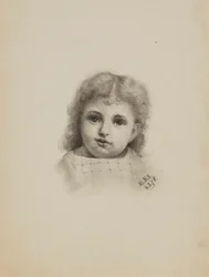 Uden titel Hoved af et Barn, 1878.