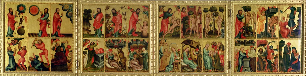 St. Peters højalter i Hamborg, Grabower-alteret (tempera på panel)