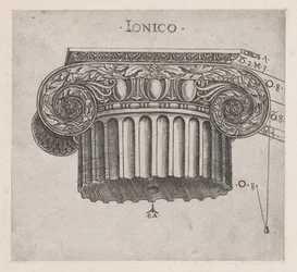 Mirror of Roman Magnificence: Ionisk hovedstad, ca. 1537., ca. 1537