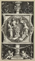 Bogplade af Willibald Pirckheimer