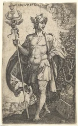 Mercury fra The Gods Who Preside Over the Planets, 1528.