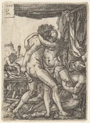 Hercules kæmper mod kentaurerne, 1577.