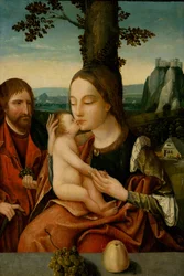 Den hellige familie, 1530.