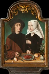 Selvportræt af kunstneren med sin kone, 1496.