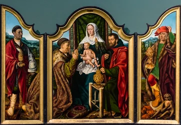 The Adoration of the Magi, ca. 1510 (Tempera og olie på træ (eg))
