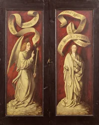 Bebudelsen, ca. 1500 (olie på panel)