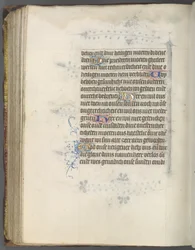 Timebog Brug af Utrecht: fol. 174v, tekst, ca. 1460-1465.
