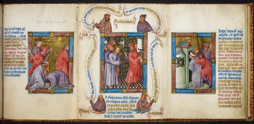 Tre scener, der skildrer 