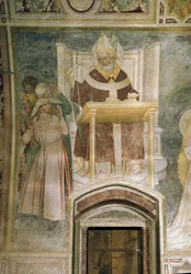 St. Ambrosius (fresco