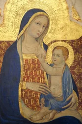 Jomfruen ammer barnet 1409, detalje (maleri)