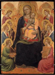 Jomfru- og børnealtertavlen af Mesteren af Saint Verdiana (1300-tallet)