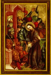 Kristus før Pilatus Vlad III som Pontius Pilatus, ca 1463-1464