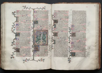 The Gotha Missal: Fol. 118r, Tekst, ca. 1375.