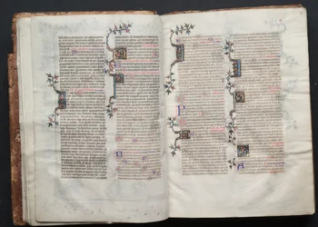 The Gotha Missal: Fol. 11v, tekst, ca. 1375.