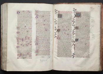 The Gotha Missal: Fol. 144r, Tekst, ca. 1375.