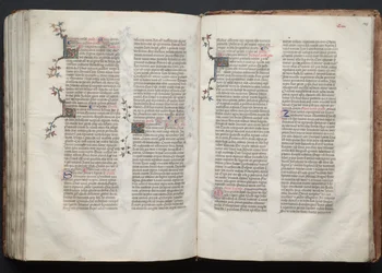 The Gotha Missal: Fol. 145r, Tekst, ca. 1375.