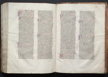 The Gotha Missal: Fol. 146v, tekst, ca. 1375.