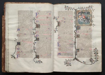 The Gotha Missal: Fol. 15v, tekst , ca. 1375.