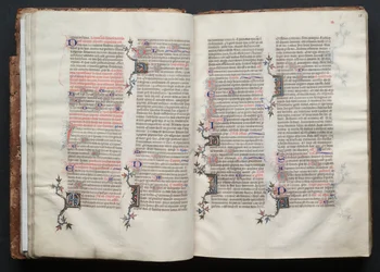 The Gotha Missal: Fol. 25r, Tekst, ca. 1375.