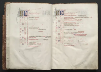 The Gotha Missal: Fol. 6v, tekst , c. 1375.