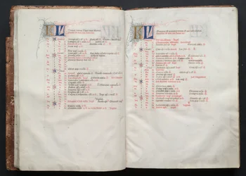 The Gotha Missal: Fol. 9v, tekst , c. 1375.