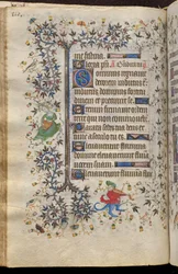 Timebog for Karl den Ædle, konge af Navarra (1361-1425): fol. 55v, Tekst