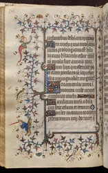 Timebog for Karl den Ædle, konge af Navarra (1361-1425): fol. 75v, Tekst