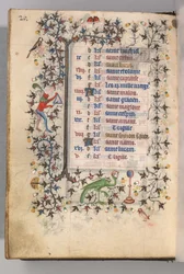 Timer for Karl den Adelige, konge af Navarra 1361-1425: fol. 10v, oktober, ca. 1405.