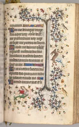 Timer for Karl den Adelige, konge af Navarra 1361-1425: fol. 188r, Tekst, ca. 1405.