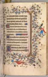 Timer for Karl den Adelige, konge af Navarra 1361-1425: fol. 227r, Tekst, ca. 1405.