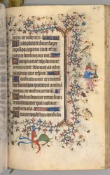 Timer for Karl den Adelige, konge af Navarra 1361-1425: fol. 232r, Tekst, ca. 1405.