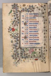 Timer for Karl den Adelige, konge af Navarra 1361-1425: fol. 5v, maj, ca. 1405.