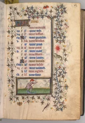 Timer for Karl den Adelige, konge af Navarra 1361-1425: fol. 6r, juni, ca. 1405.