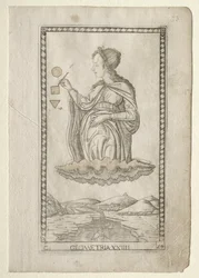 Geometri fra Tarocchi, serie C: Liberal Arts, #24, før 1467.
