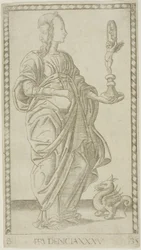 Prudence, plade 35 fra Genii and Virtues