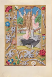 Hours of Dronning Isabella den Katolik, Dronning af Spanien: Fol. 193v, Sankt Maria Magdalena, ca. 1500.