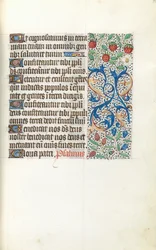 Timebog Brug af Rouen: fol. 42r, c. 1470.