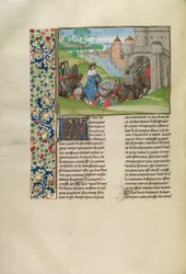 Ludvig af Anjou på vej ind i Paris