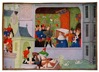 Interview af Richard II og hertugen af Gloucester, 14. århundrede 15. århundrede.