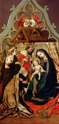 Magiernes tilbedelse, c1440.