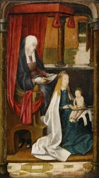 Madonna lærer spædbarnet Kristus at læse, 1480