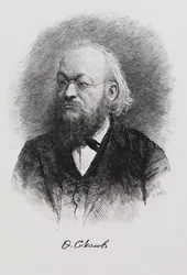 Portræt af historikeren Fyodor Fyodorovich Sokolov 1841-1909, 1900-tallet