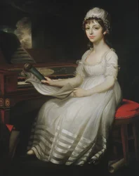 Portræt af en ung kvinde, 1801.