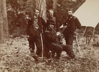 General W. S. Hancock og stab