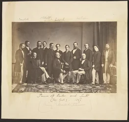 Prinsen af Wales og følge (New York), 1860