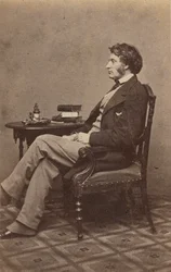 Portræt af Charles Sumner, 1860